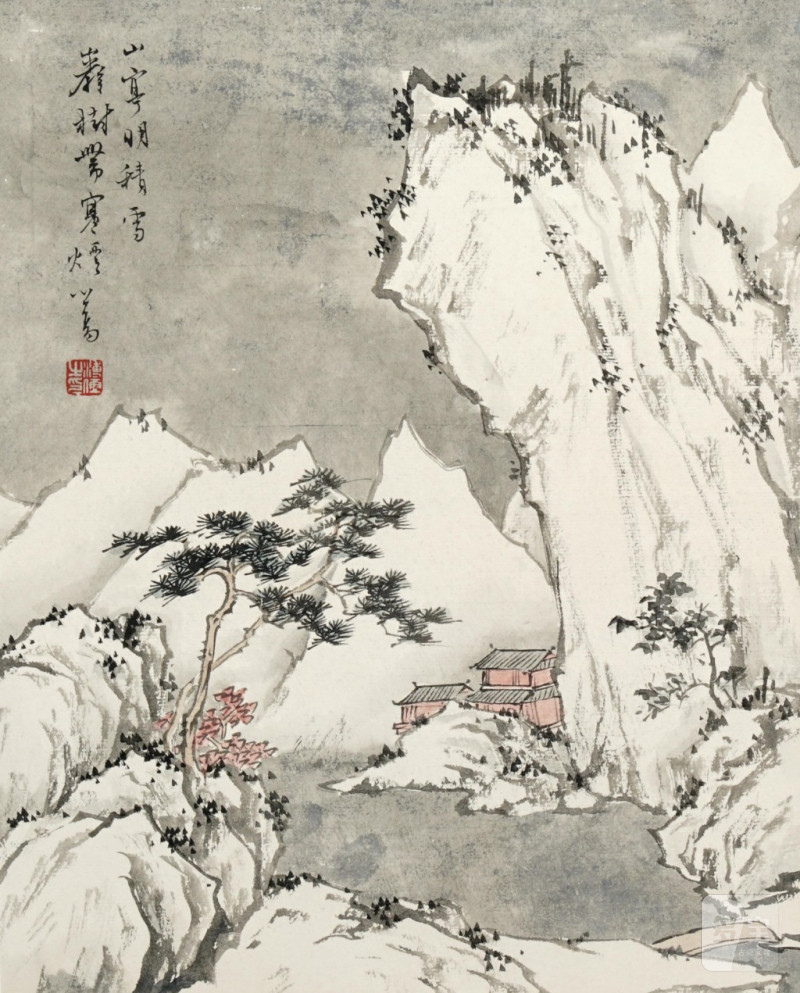    傅儒 山水